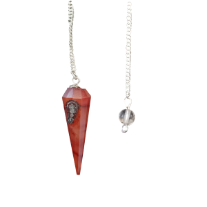 Carnelian Pendulum Faceted (Slim Style)